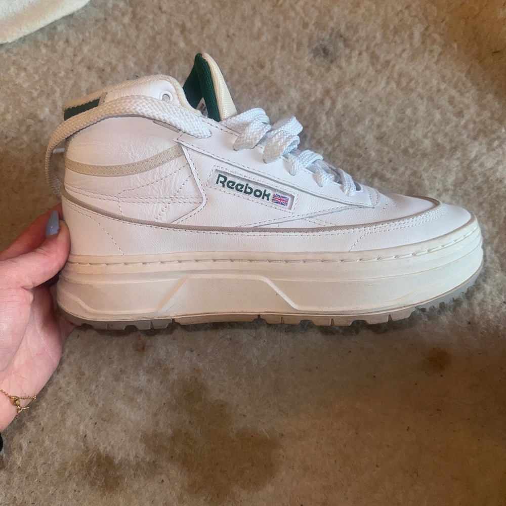 Reebok high tops with platform